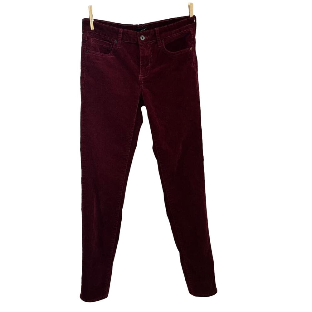 Edyson Red Corduroy Pant Skinny Mid Rise Womens 28 Stretchy W30 L30.5 Stitch Fix